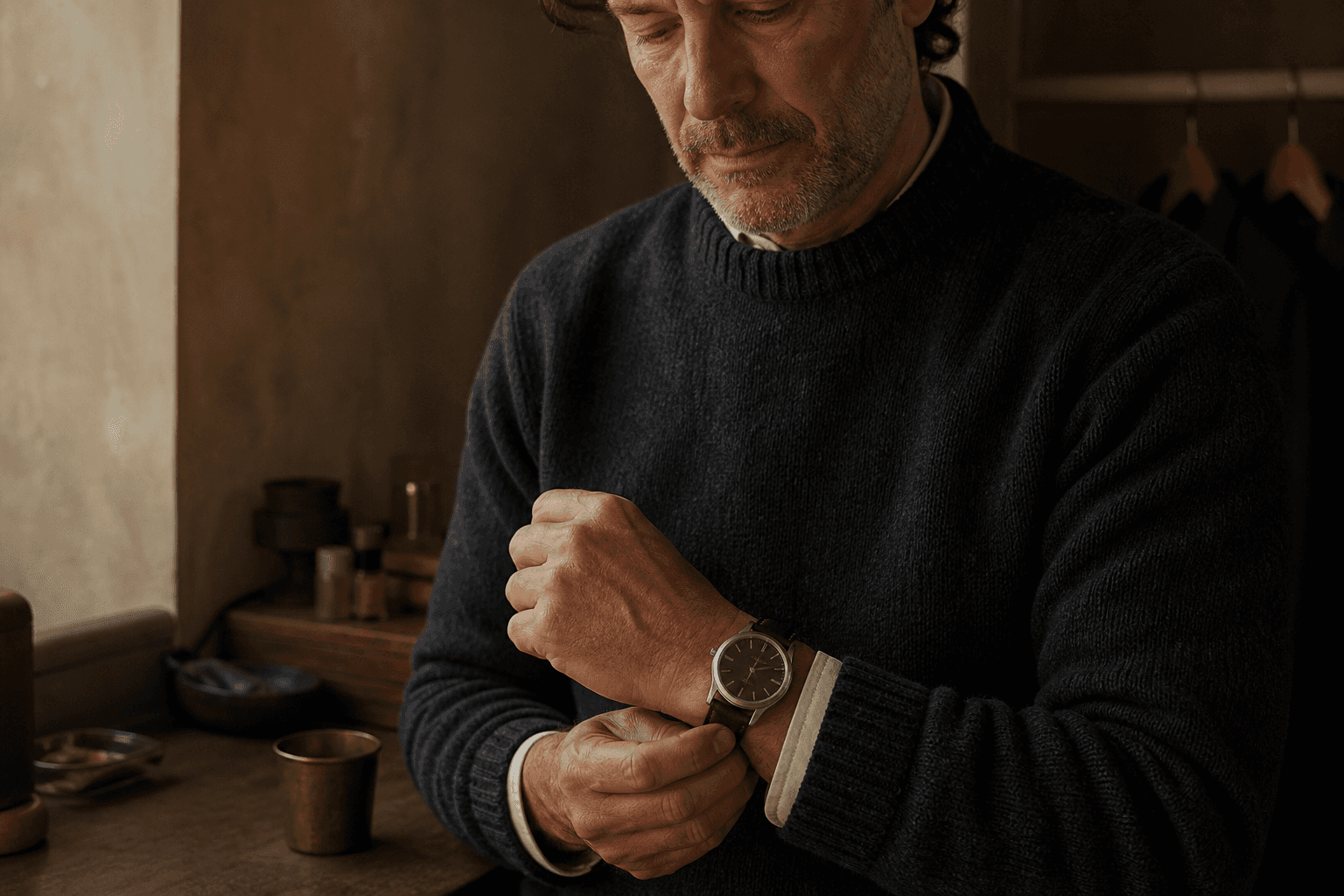 Morning ritual with the Meridian watch